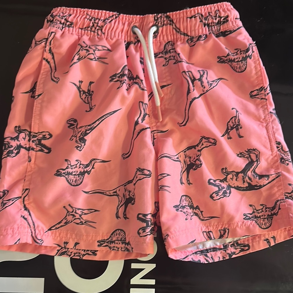 Cat & Jack Pink Mesh Lined Swim Shorts
